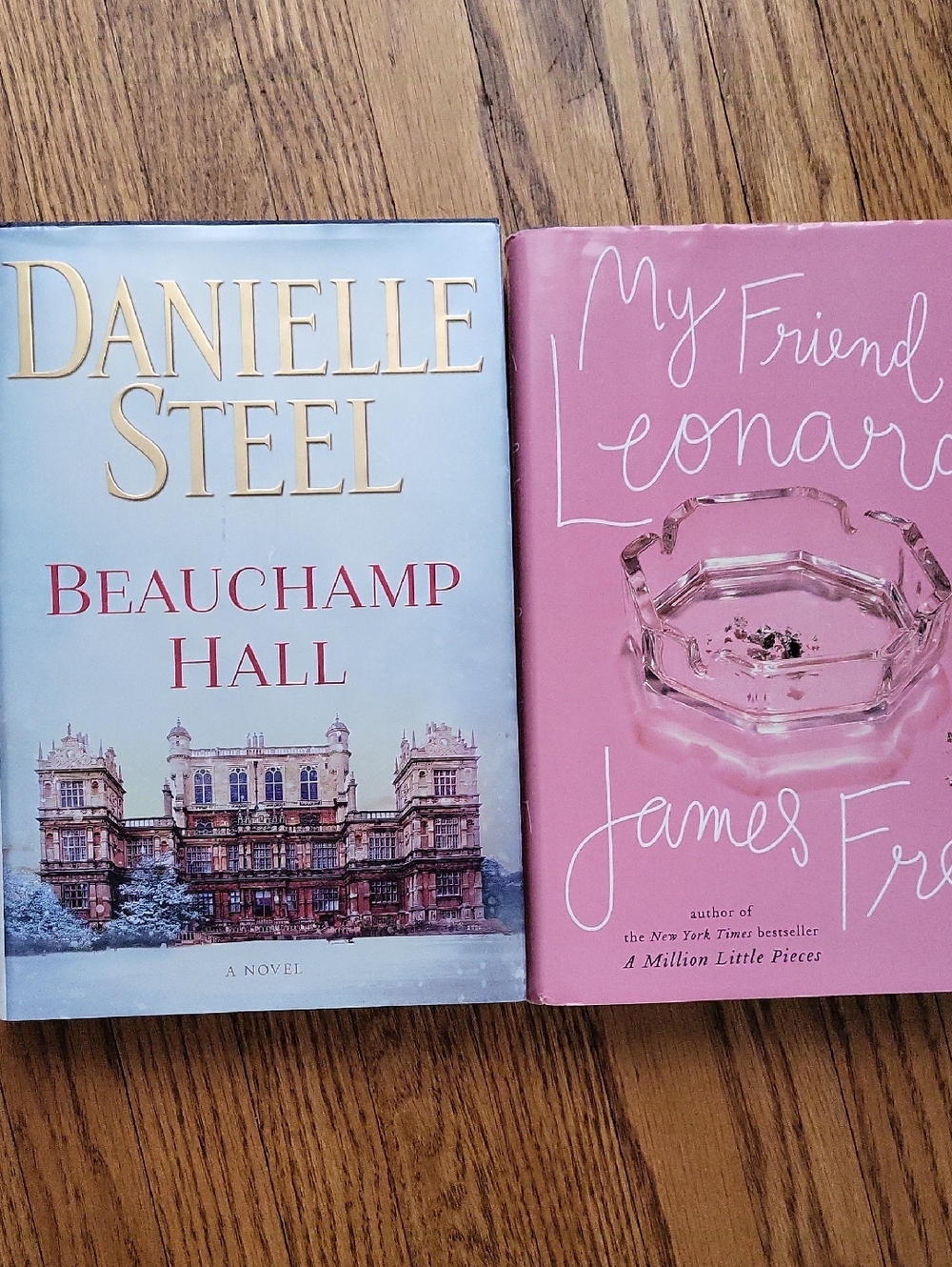 Danielle Steel - Beauchamp Hall & My Friend Leonara - Pink Hardcover Pair